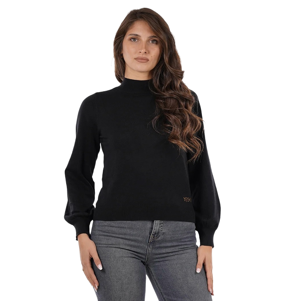 YES ZEE MAGLIA DONNA INVERNO SOTTOGIACCA LUPETTO PULLOVER M002/RU00