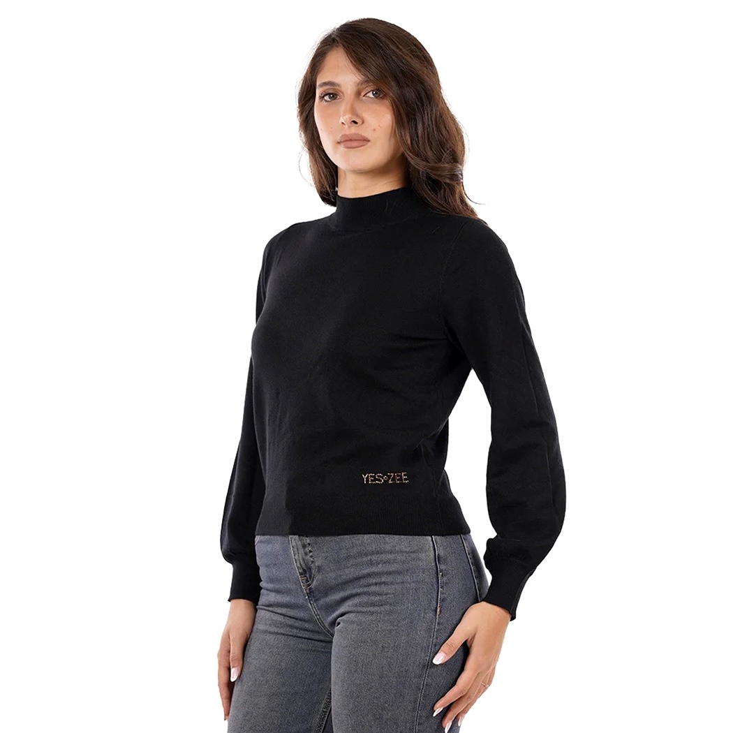 YES ZEE MAGLIA DONNA INVERNO SOTTOGIACCA LUPETTO PULLOVER M002/RU00