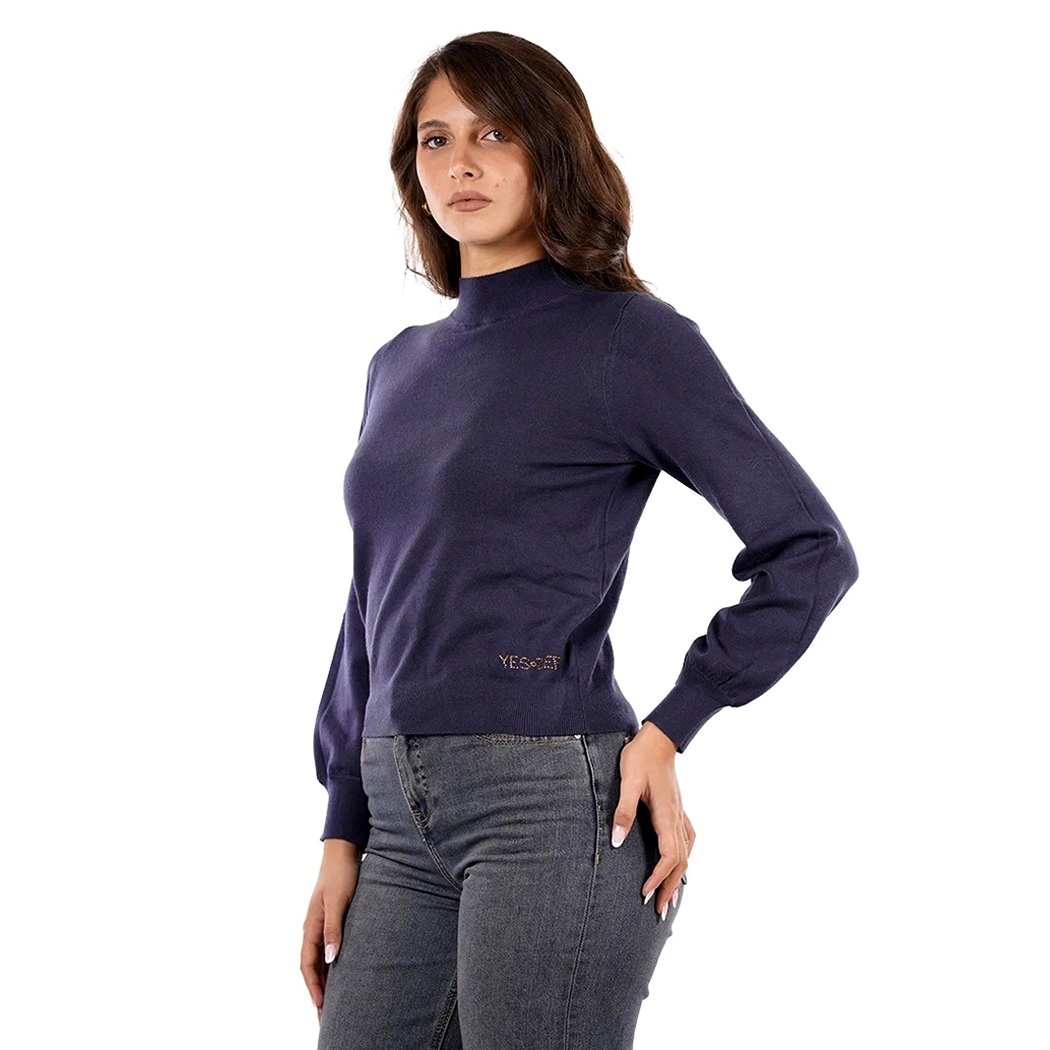 YES ZEE MAGLIA DONNA INVERNO SOTTOGIACCA LUPETTO PULLOVER M002/RU00