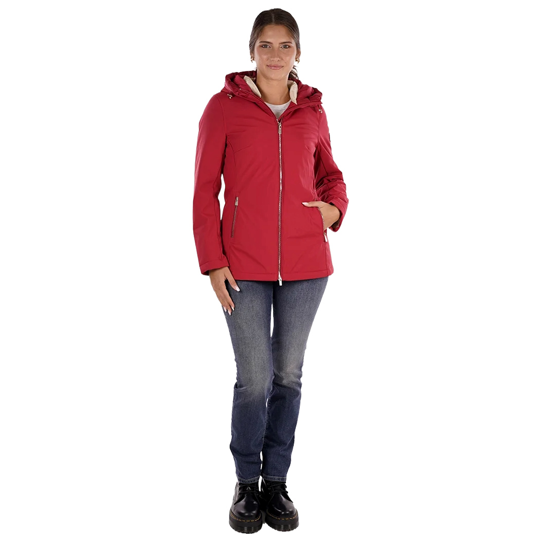YES-ZEE GIUBBOTTO GIACCA DONNA GIUBBINO PIUMINO CAPPUCCIO SOFTSHELL O088/M200