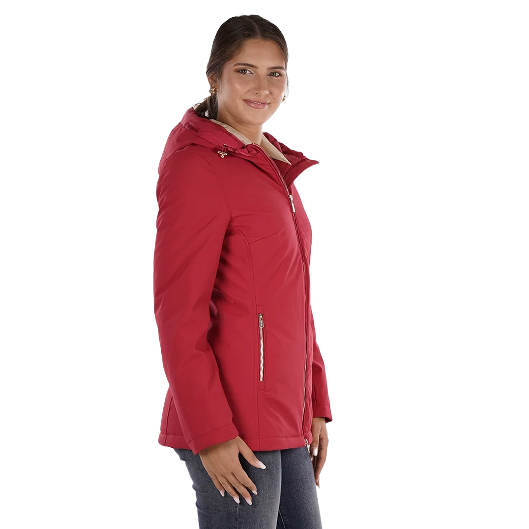 YES-ZEE GIUBBOTTO GIACCA DONNA GIUBBINO PIUMINO CAPPUCCIO SOFTSHELL O088/M200