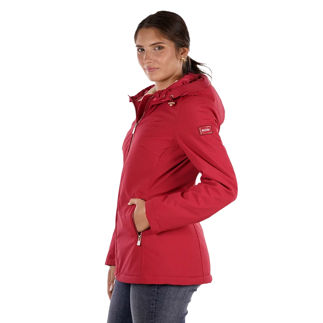 YES-ZEE GIUBBOTTO GIACCA DONNA GIUBBINO PIUMINO CAPPUCCIO SOFTSHELL O088/M200