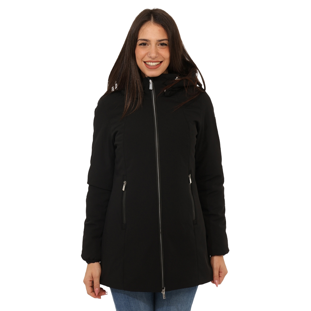 YES-ZEE GIUBBOTTO GIACCA DONNA GIUBBINO PIUMINO CAPPUCCIO SOFTSHELL O047/L300