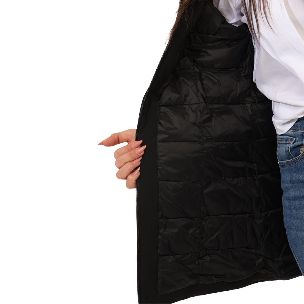 YES-ZEE GIUBBOTTO GIACCA DONNA GIUBBINO PIUMINO CAPPUCCIO SOFTSHELL O047/L300