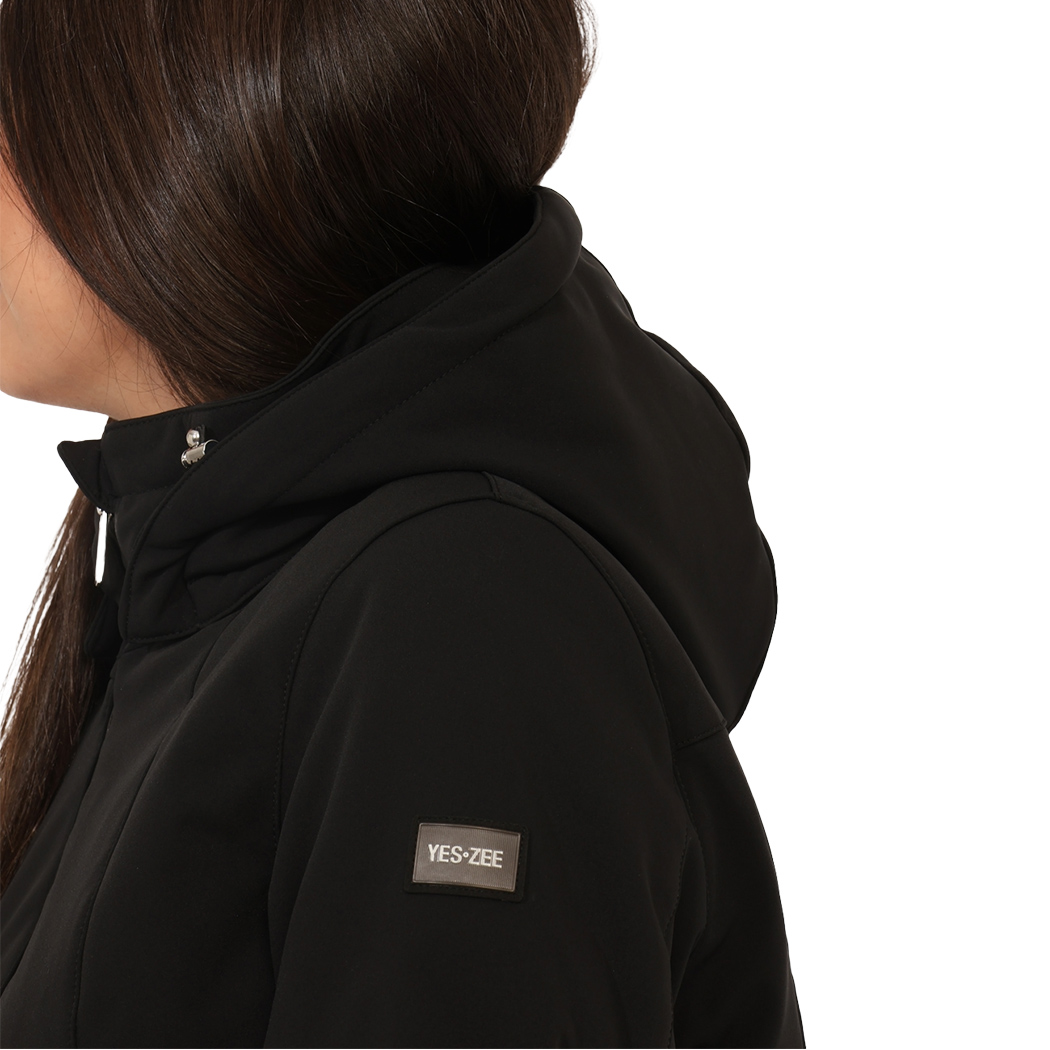 YES-ZEE GIUBBOTTO GIACCA DONNA GIUBBINO PIUMINO CAPPUCCIO SOFTSHELL O047/L300