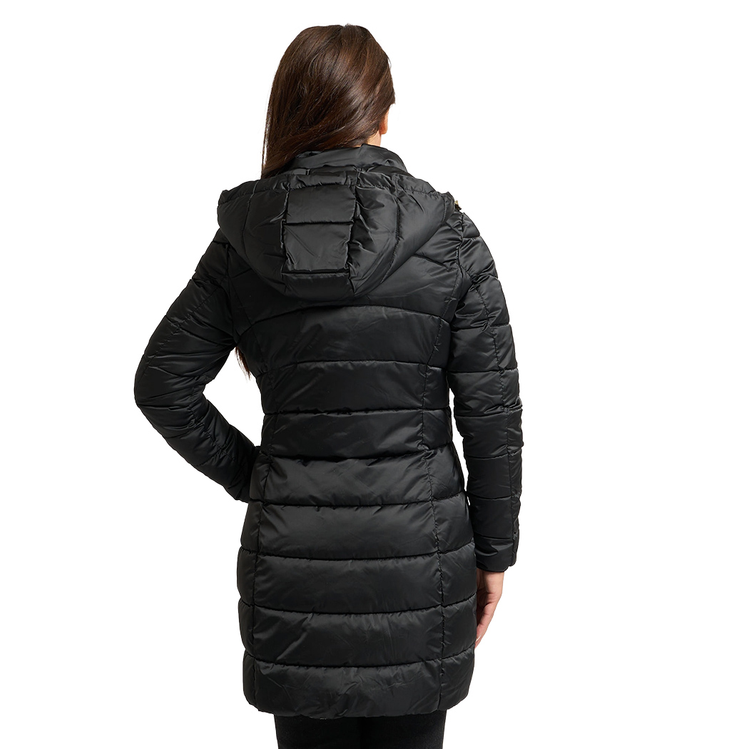 YES-ZEE GIUBBOTTO COPPOTTO DONNA GIUBBINO GIACCA CAPPUCCIO AMOVIBILE O017/M800