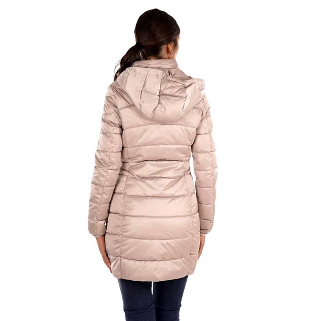 YES-ZEE GIUBBOTTO COPPOTTO DONNA GIUBBINO GIACCA CAPPUCCIO AMOVIBILE O017/M800