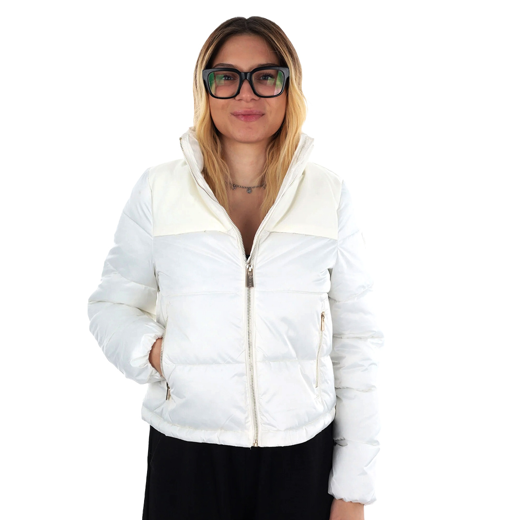 YES-ZEE GIACCA GIUBBOTTO DONNA CROPPED GIUBBINO PIUMINO CORTO INVERNO J031/M800