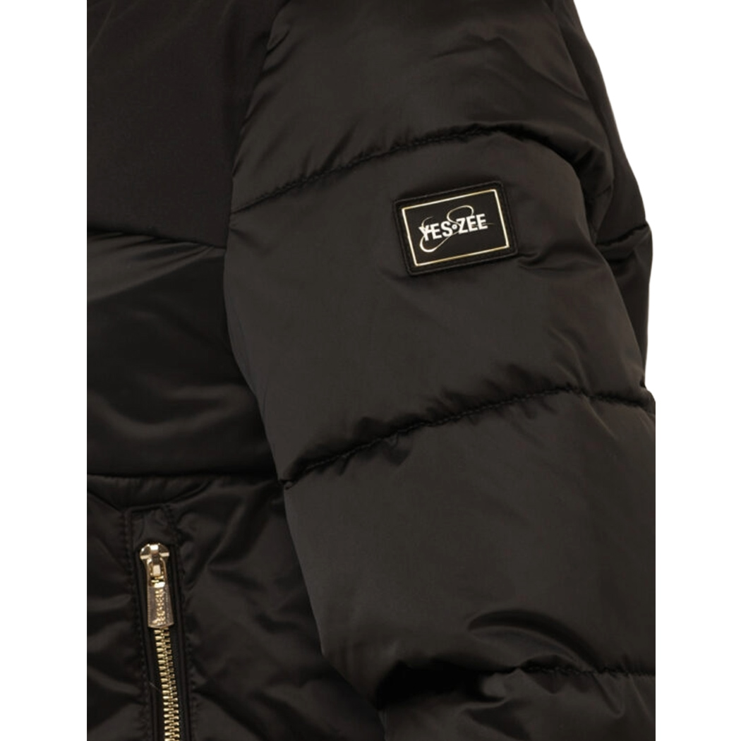 YES-ZEE GIACCA GIUBBOTTO DONNA CROPPED GIUBBINO PIUMINO CORTO INVERNO J031/M800