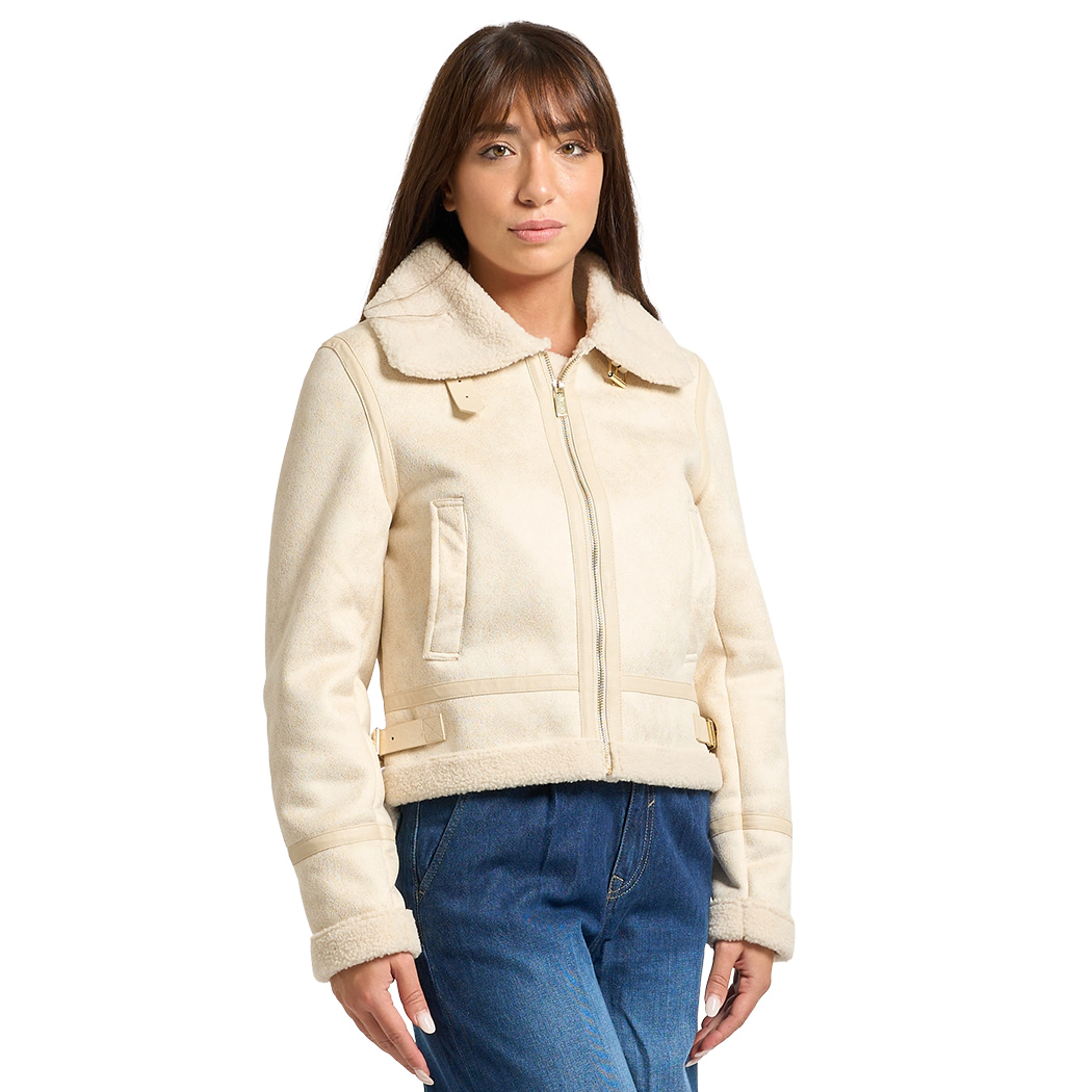 YES-ZEE GIUBBOTTO GIUBBINO DONNA CORTO IN MONTONE ECOLOGICO GIACCA J023/KJ00