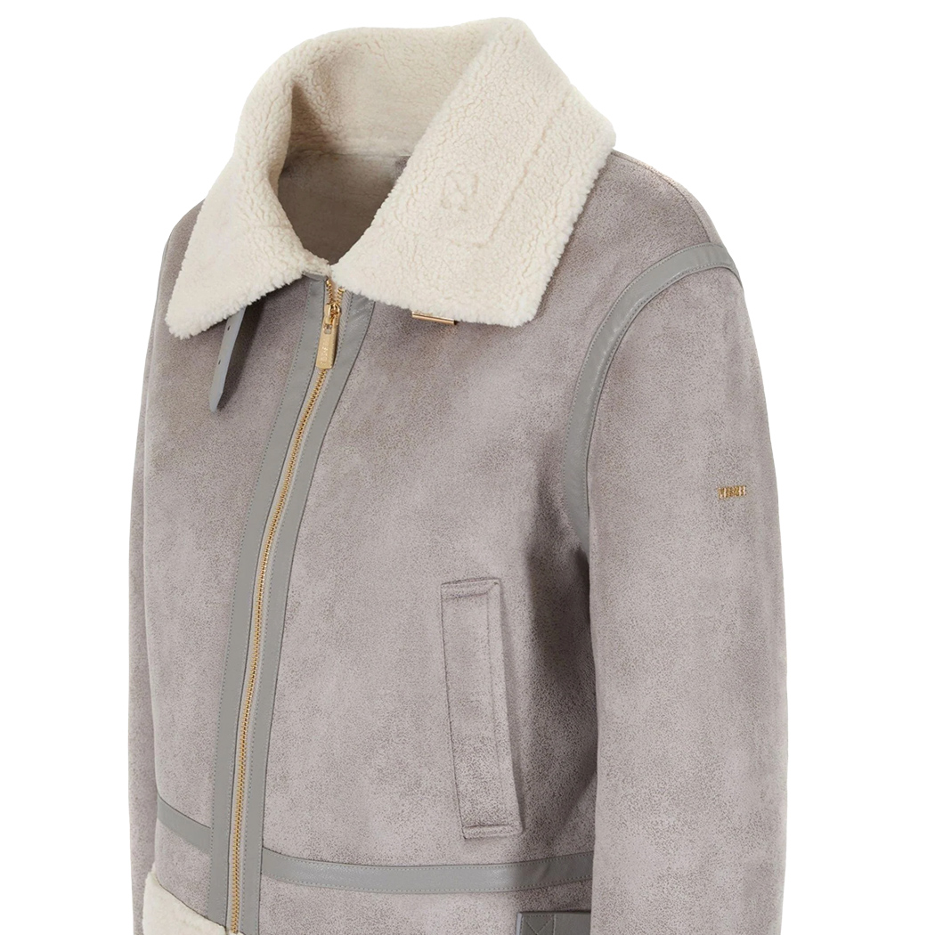 YES-ZEE GIUBBOTTO GIUBBINO DONNA CORTO IN MONTONE ECOLOGICO GIACCA J023/KJ00