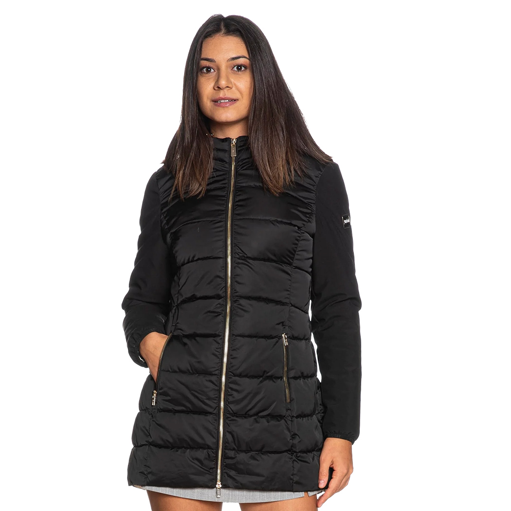 YES-ZEE GIUBBOTTO COPPOTTO DONNA GIUBBINO GIACCA CAPPUCCIO AMOVIBILE O045/M800