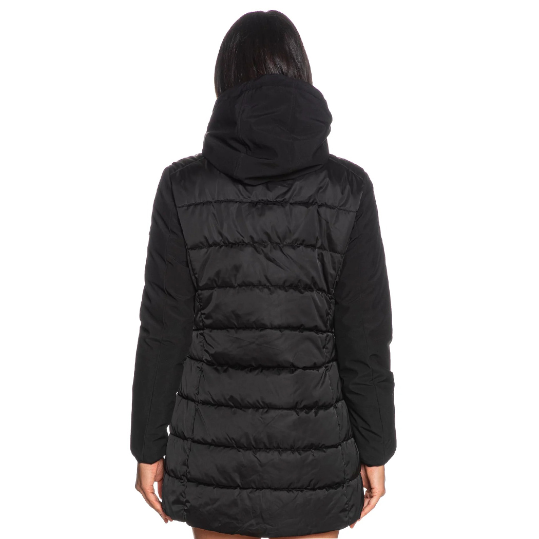 YES-ZEE GIUBBOTTO COPPOTTO DONNA GIUBBINO GIACCA CAPPUCCIO AMOVIBILE O045/M800