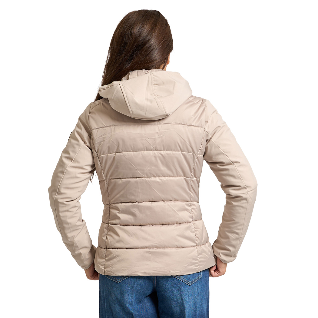 YES-ZEE GIUBBOTTO GIUBBINO DONNA GIACCA CAPPUCCIO AMOVIBILE PIUMINO J045/M800