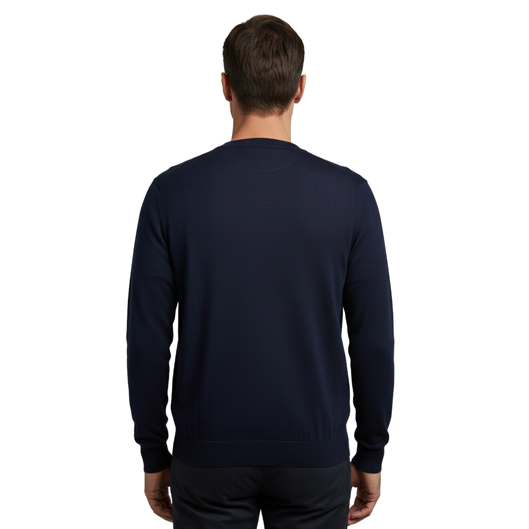 BUGER CARDIGAN APERTO UOMO IN VISCOSA MAGLIA MAGLIONE SCOLLO A V PULLOVER 52042