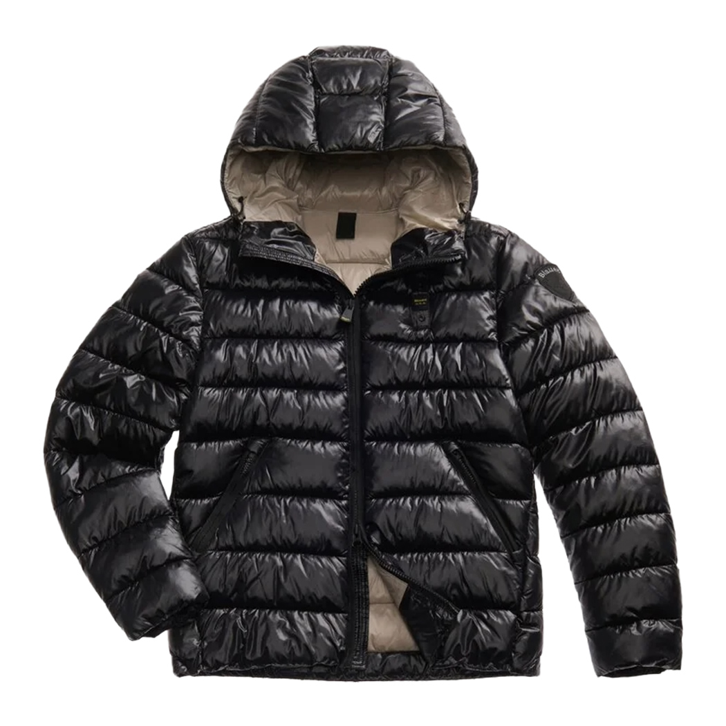 BLAUER ECO ADAMS GIUBBINO UOMO GIUBBOTTO PIUMINO GIACCA CAPPUCCIO 25WBLUC02079