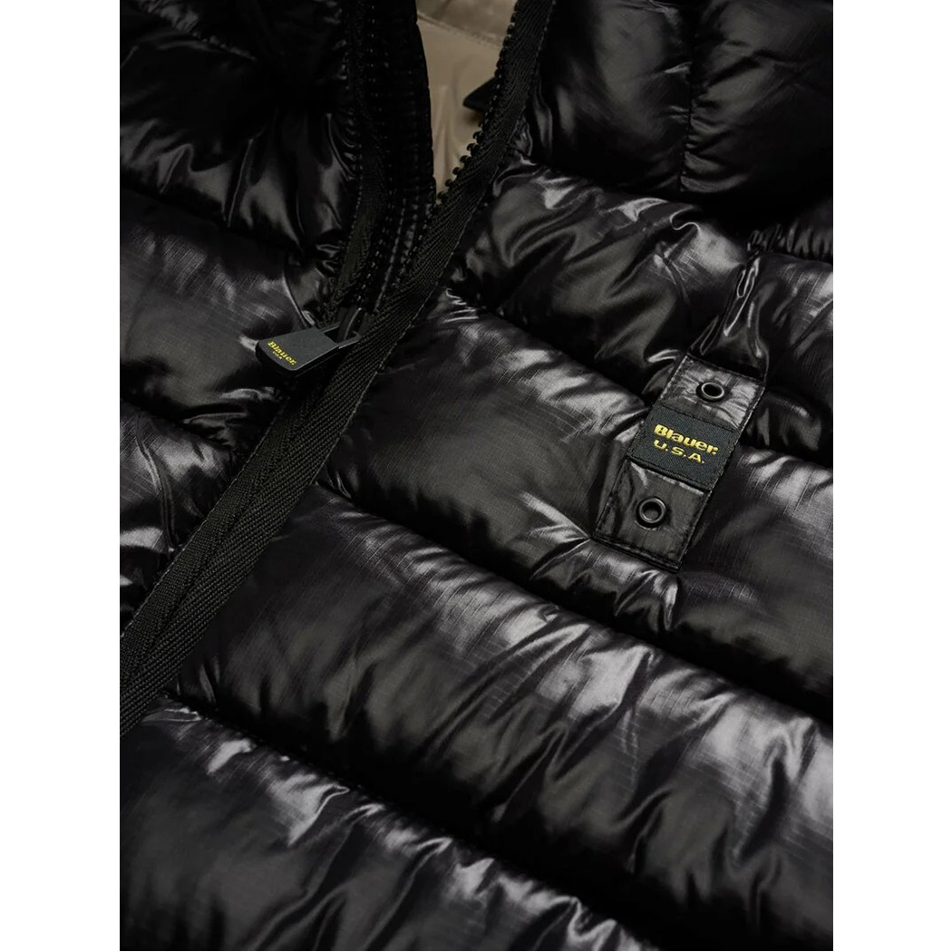 BLAUER ECO ADAMS GIUBBINO UOMO GIUBBOTTO PIUMINO GIACCA CAPPUCCIO 25WBLUC02079