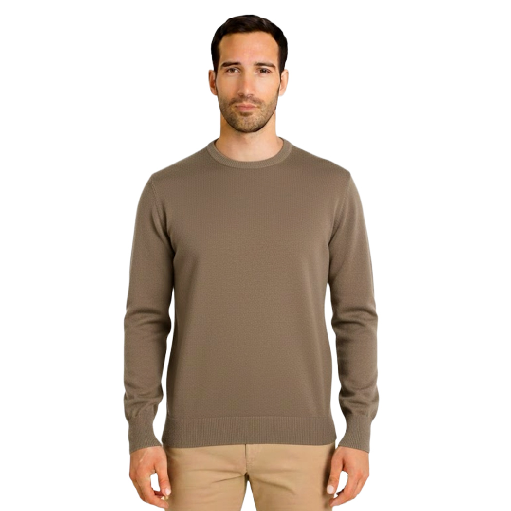 BUGER PULLOVER UOMO IN VISCOSA MAGLIA MAGLIONE GIROCOLLO PARICOLLO 52044