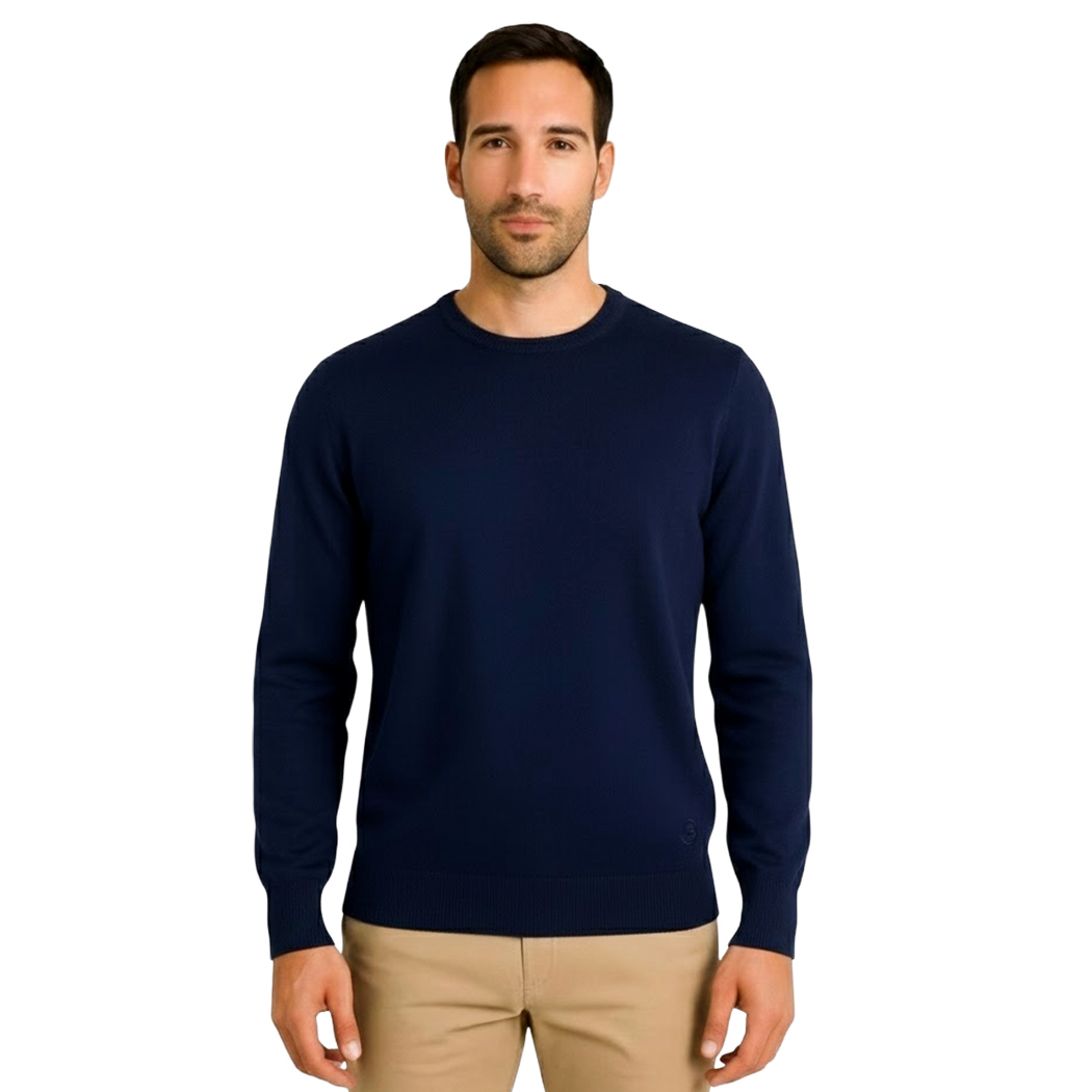 BUGER PULLOVER UOMO IN VISCOSA MAGLIA MAGLIONE GIROCOLLO PARICOLLO 52044