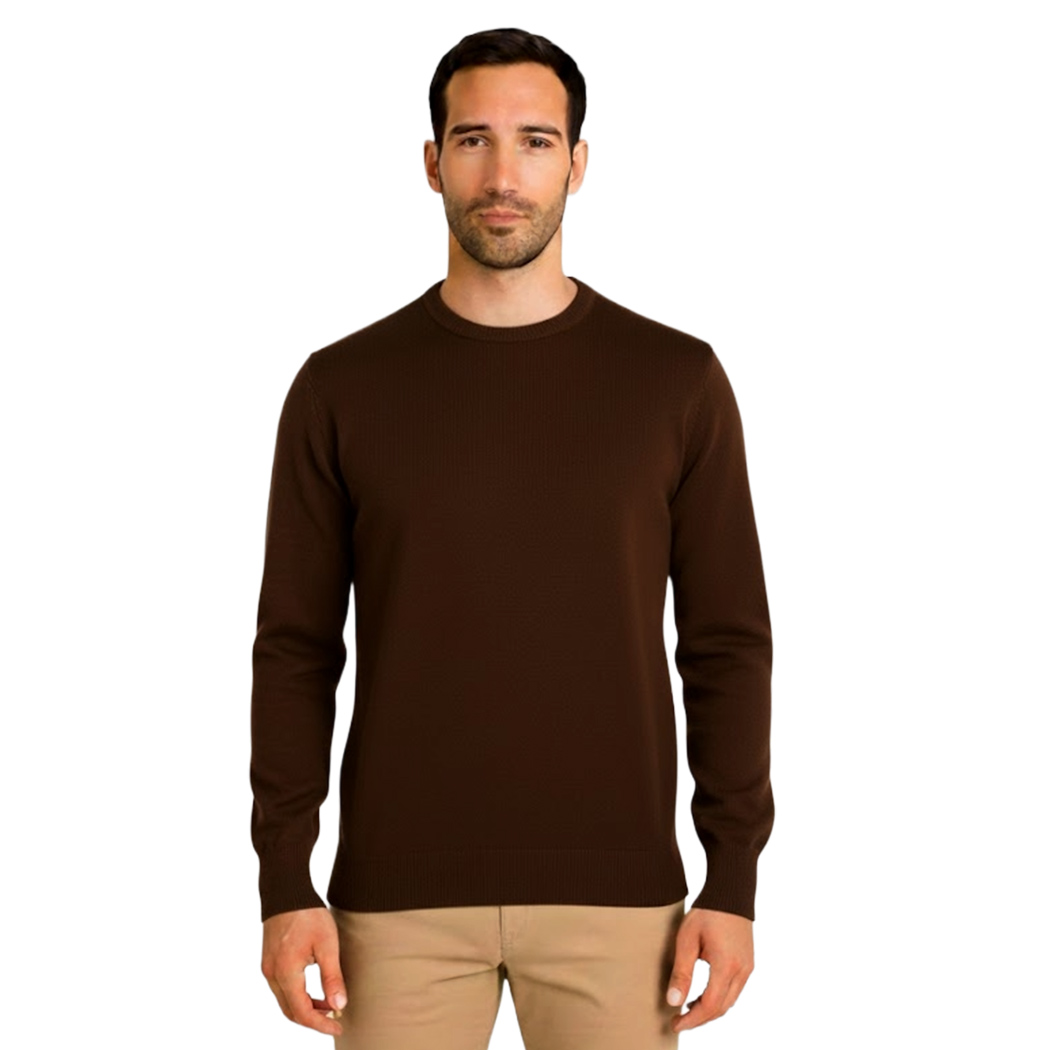 BUGER PULLOVER UOMO IN VISCOSA MAGLIA MAGLIONE GIROCOLLO PARICOLLO 52044