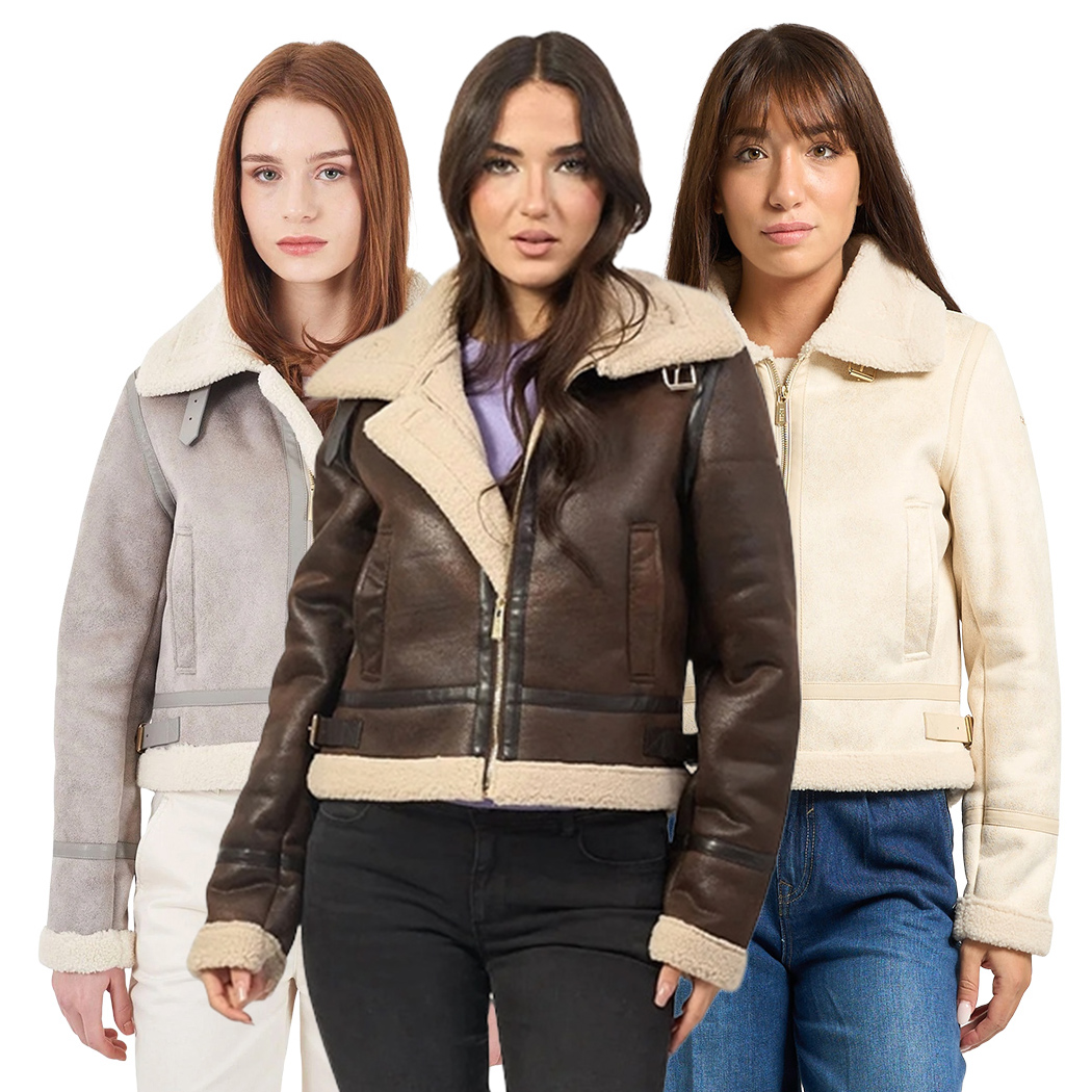 YES-ZEE GIUBBOTTO GIUBBINO DONNA CORTO IN MONTONE ECOLOGICO GIACCA J023/KJ00