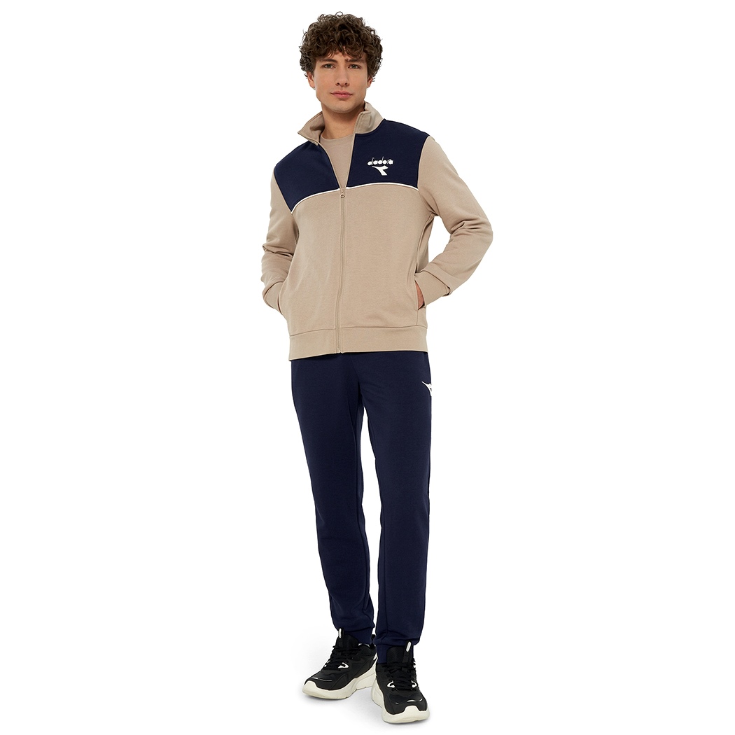 DIADORA TRACKSUIT TUTA UOMO FELPA COTONE GARZATO COMPLETO SPORT 102.182278