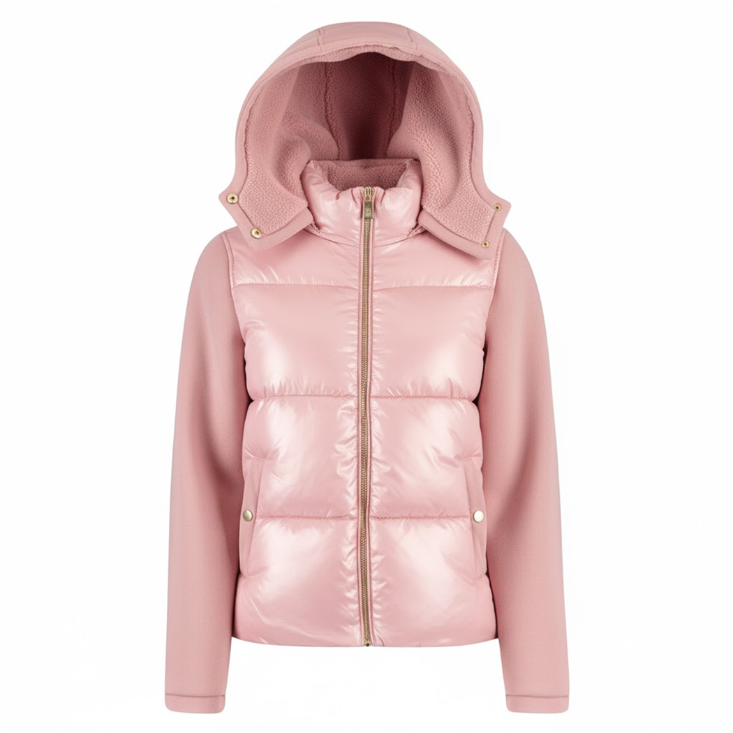 YES-ZEE GIACCA GIUBBOTTO DONNA GIUBBINO PIUMINO CAPPUCCIO MONTONCINO J026/GN00