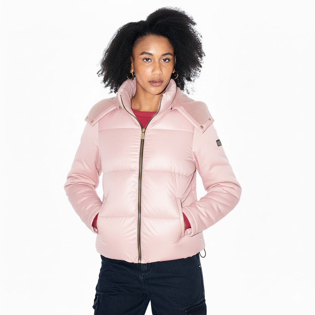 YES-ZEE GIACCA GIUBBOTTO DONNA GIUBBINO PIUMINO CAPPUCCIO MONTONCINO J026/GN00