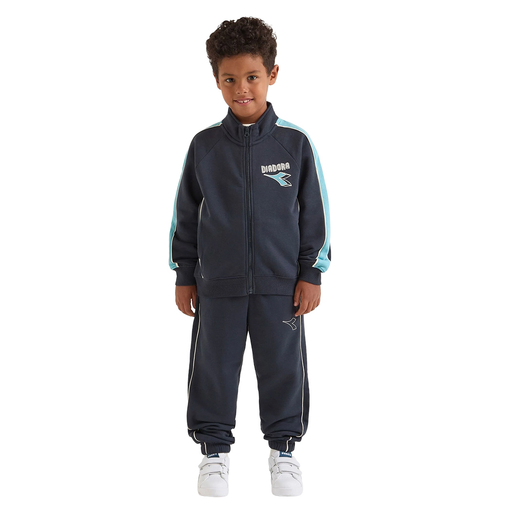 DIADORA JB. TRACKSUIT HD FZ LOGO TUTA FELPA COMPLETO BAMBINI RAGAZZI 102.182233