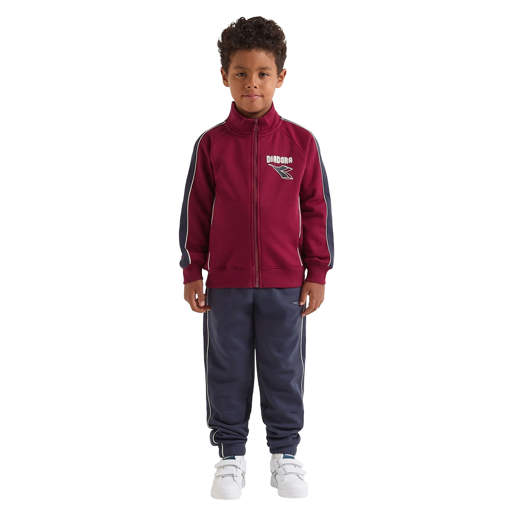 DIADORA JB. TRACKSUIT HD FZ LOGO TUTA FELPA COMPLETO BAMBINI RAGAZZI 102.182233