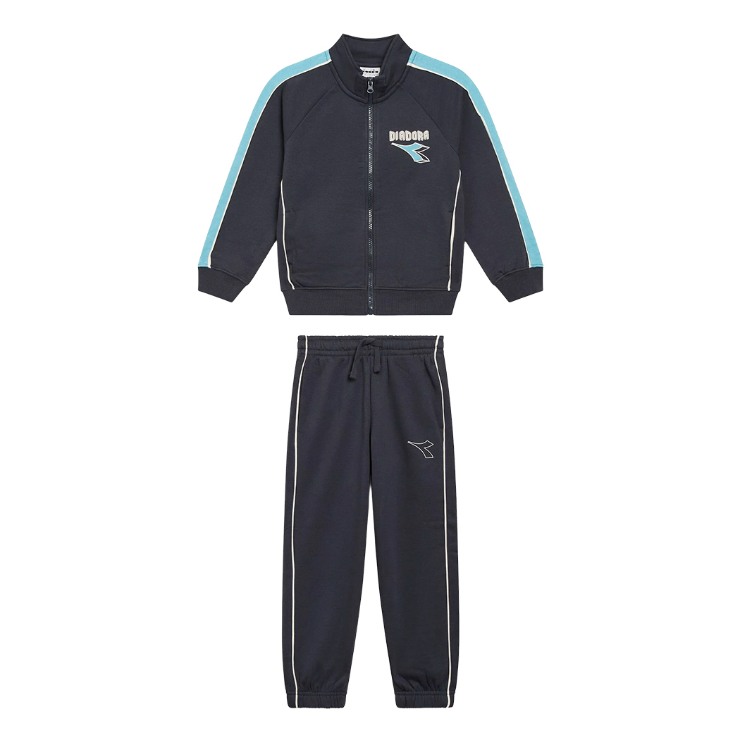 DIADORA JB. TRACKSUIT HD FZ LOGO TUTA FELPA COMPLETO BAMBINI RAGAZZI 102.182233