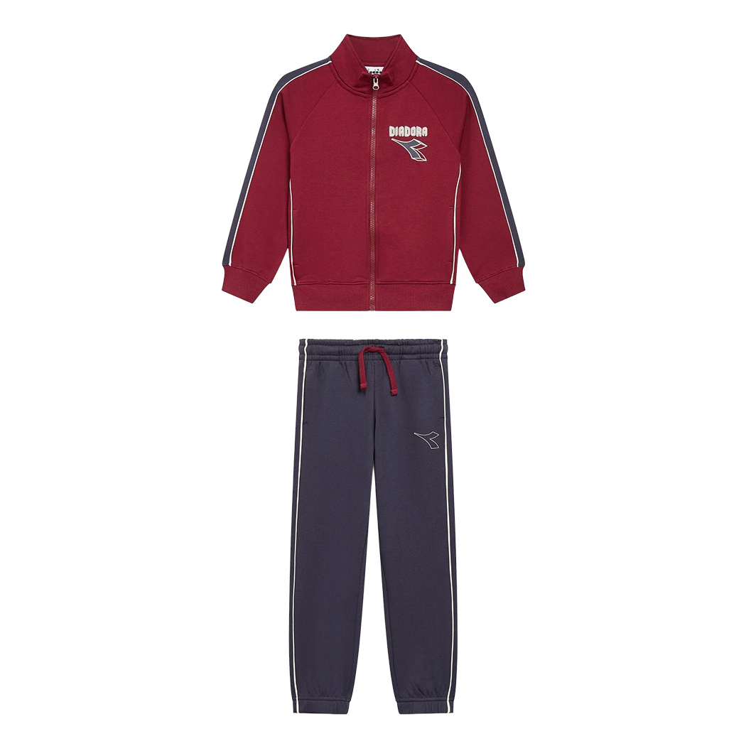 DIADORA JB. TRACKSUIT HD FZ LOGO TUTA FELPA COMPLETO BAMBINI RAGAZZI 102.182233