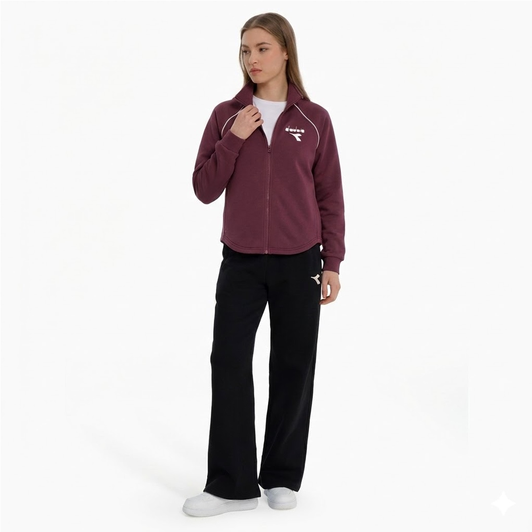 DIADORA L.TRACKSUIT FZ ZIP SET TUTA DONNA FELPA SPORT PANTALONI GIRL 102.182269