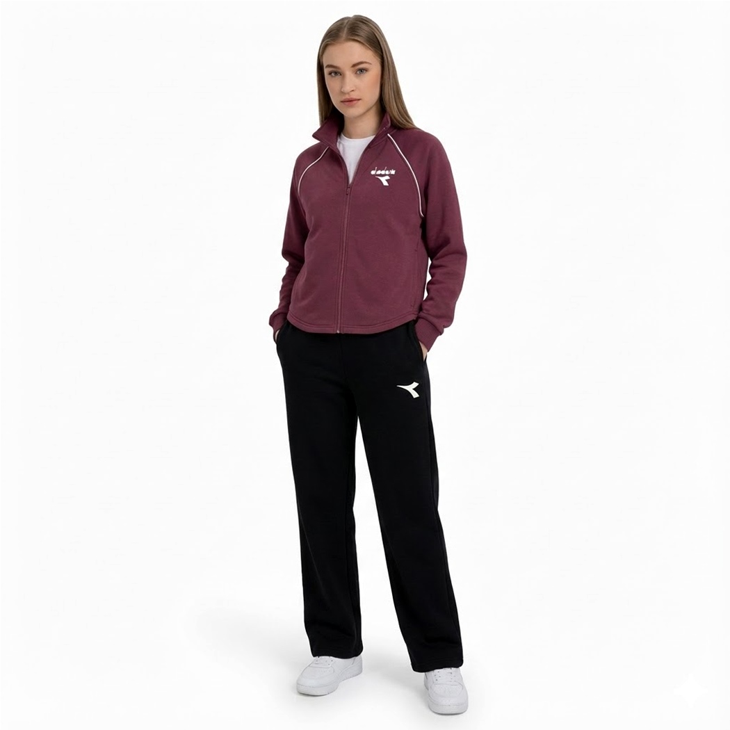 DIADORA L.TRACKSUIT FZ ZIP SET TUTA DONNA FELPA SPORT PANTALONI GIRL 102.182269
