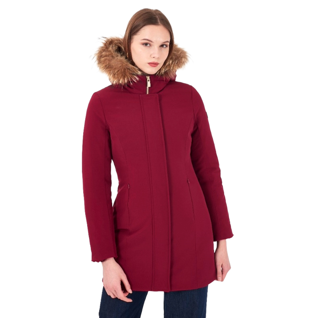 YES-ZEE GIUBBOTTO CAPPOTTO DONNA GIUBBINO PIUMINO CAPPUCCIO SOFTSHELL O075/NU00