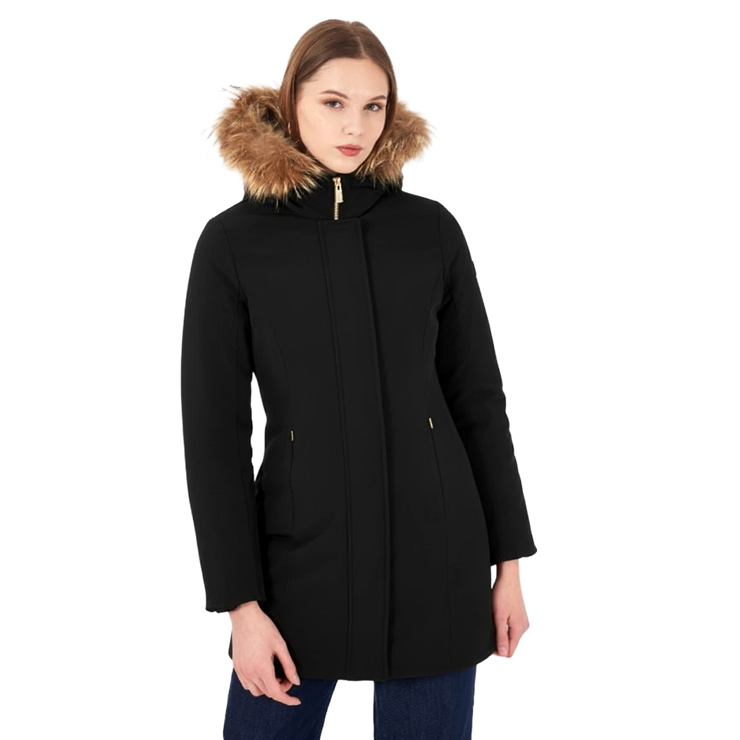 YES-ZEE GIUBBOTTO CAPPOTTO DONNA GIUBBINO PIUMINO CAPPUCCIO SOFTSHELL O075/NU00