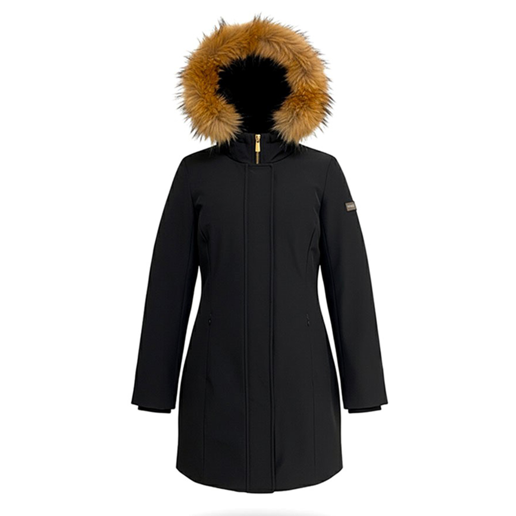 YES-ZEE GIUBBOTTO CAPPOTTO DONNA GIUBBINO PIUMINO CAPPUCCIO SOFTSHELL O075/NU00