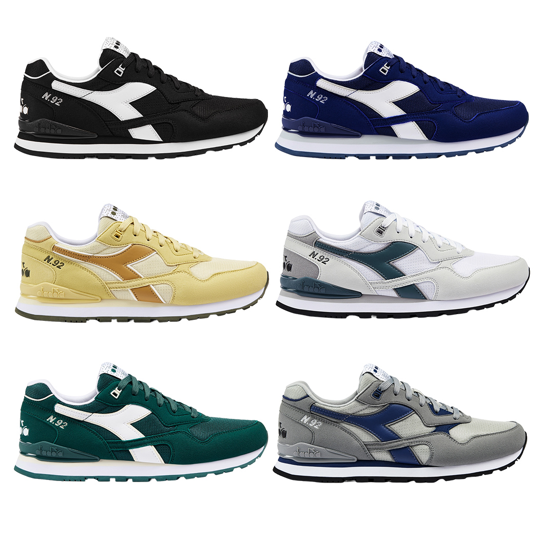 DIADORA N.92 SCARPE SNEAKERS UOMO SOLETTA MEMORY FOAM COMODE SPORT 101.183076