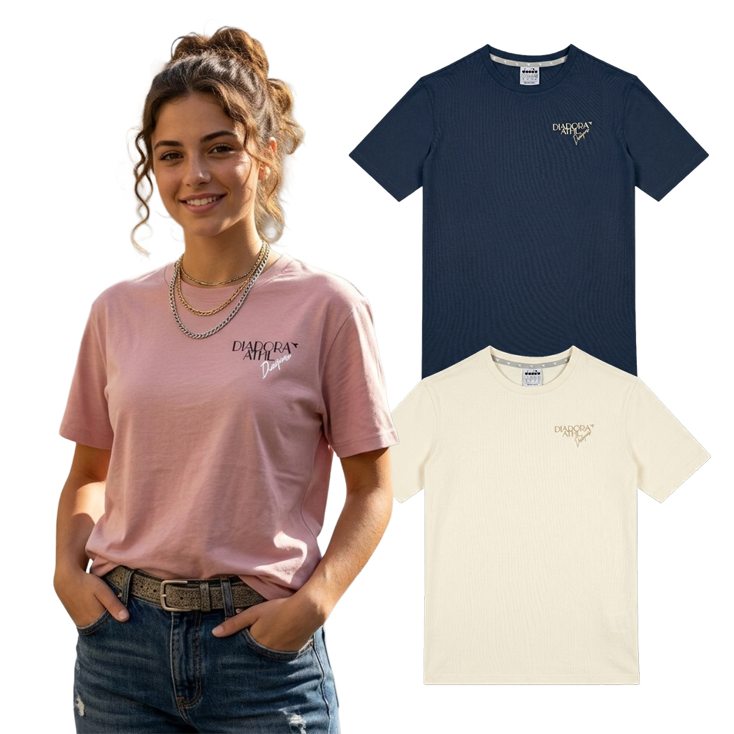 DIADORA L.T-SHIRT SS I ESSENTIAL SPORT MAGLIA DONNA COTONE COMODA 102.182882