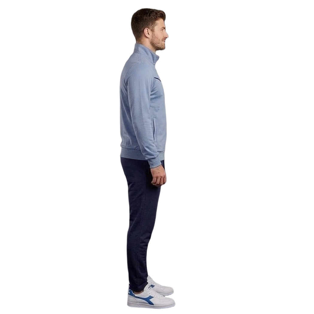 DIADORA TRACKSUIT FZ HJ TUTA UOMO FELPA COTONE COMPLETO PRIMAVERILE 102.182904