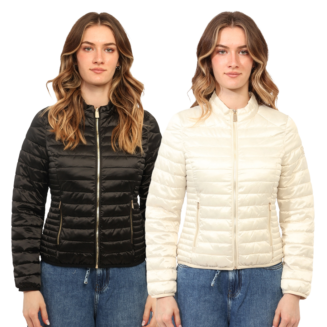 YES-ZEE GIUBBOTTO DONNA GIUBBINO GIACCA PIUMINO PRIMAVERILE LEGGERO J431/M500