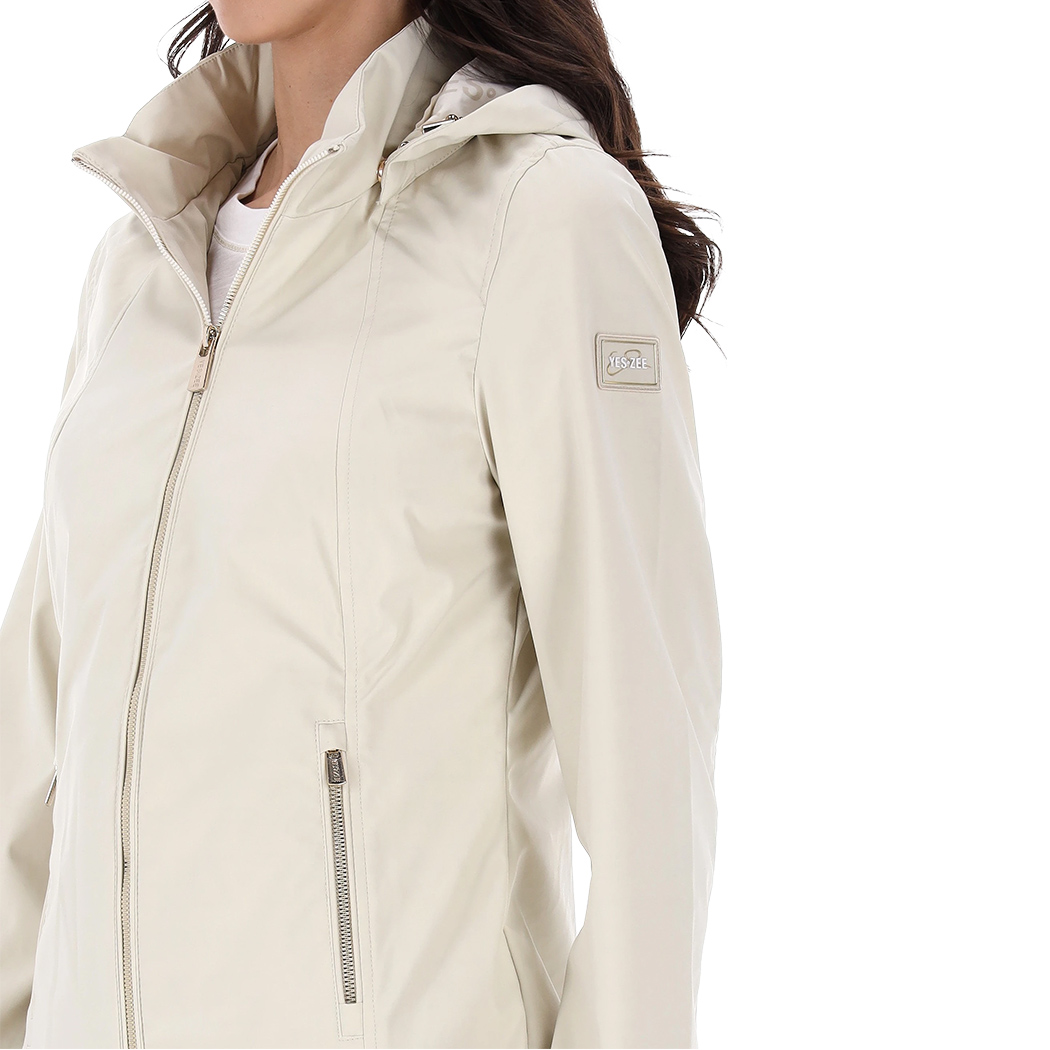 YES-ZEE GIUBBINO GIACCA GIUBBOTTO SOFTSHELL DONNA CAPPUCCIO AMOVIBILE J421/M400