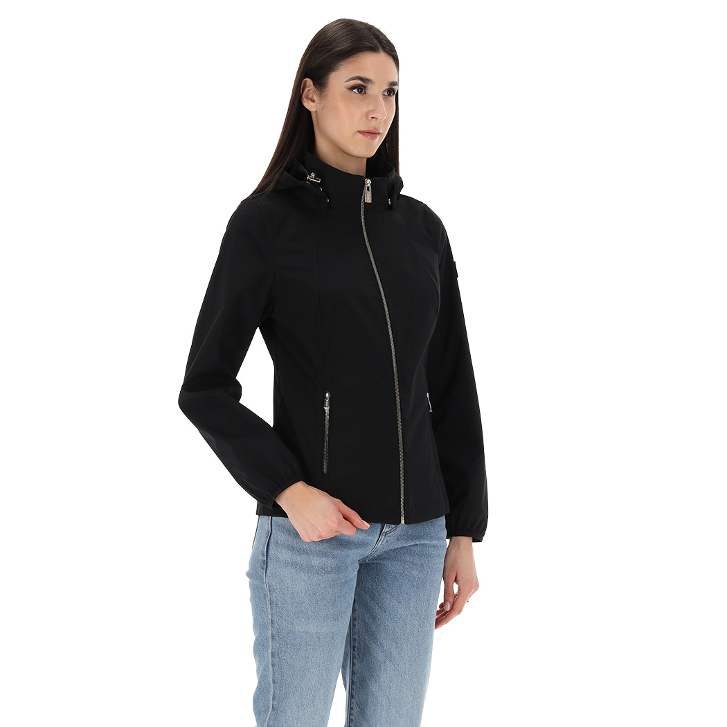 YES-ZEE GIUBBINO GIACCA GIUBBOTTO SOFTSHELL DONNA CAPPUCCIO AMOVIBILE J421/M400
