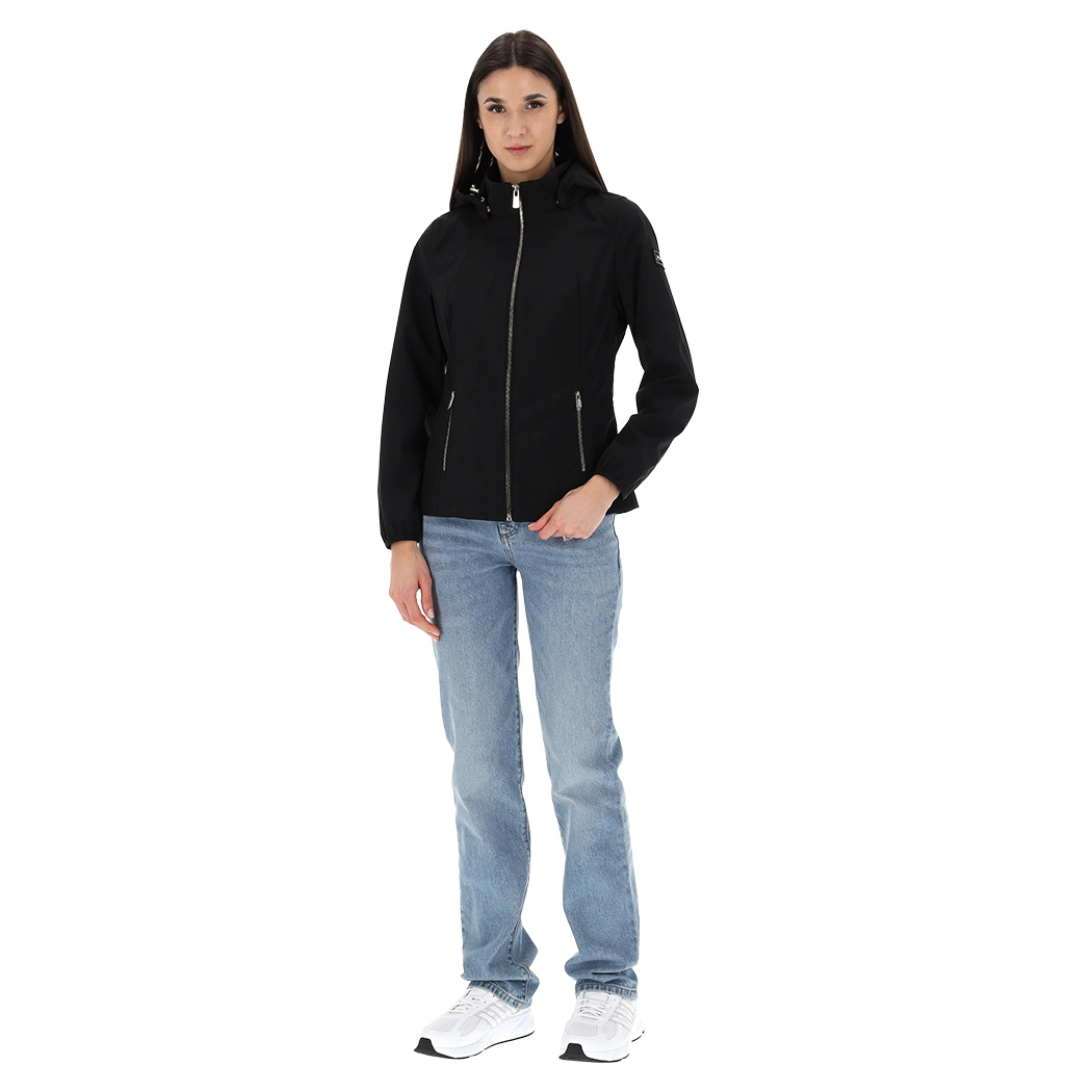 YES-ZEE GIUBBINO GIACCA GIUBBOTTO SOFTSHELL DONNA CAPPUCCIO AMOVIBILE J421/M400