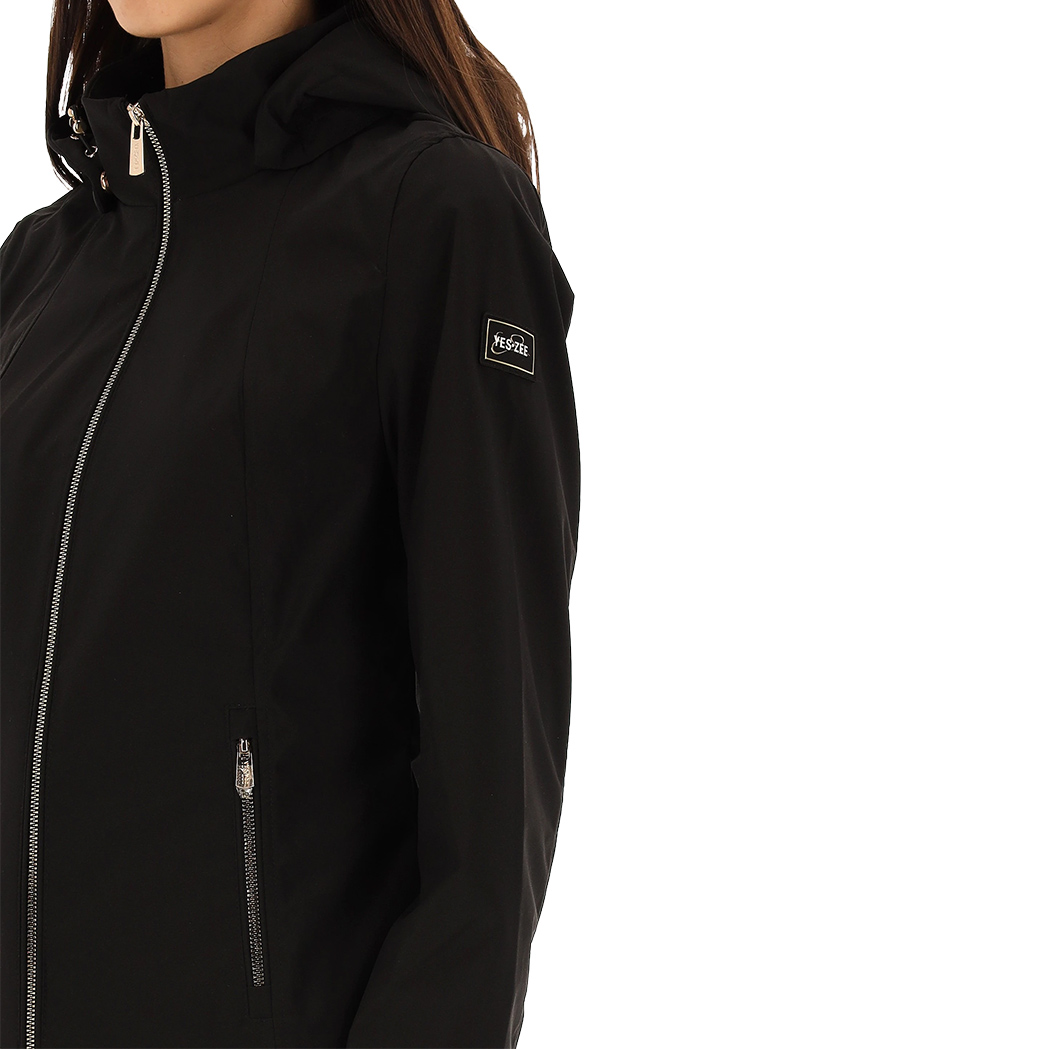 YES-ZEE GIUBBINO GIACCA GIUBBOTTO SOFTSHELL DONNA CAPPUCCIO AMOVIBILE J421/M400