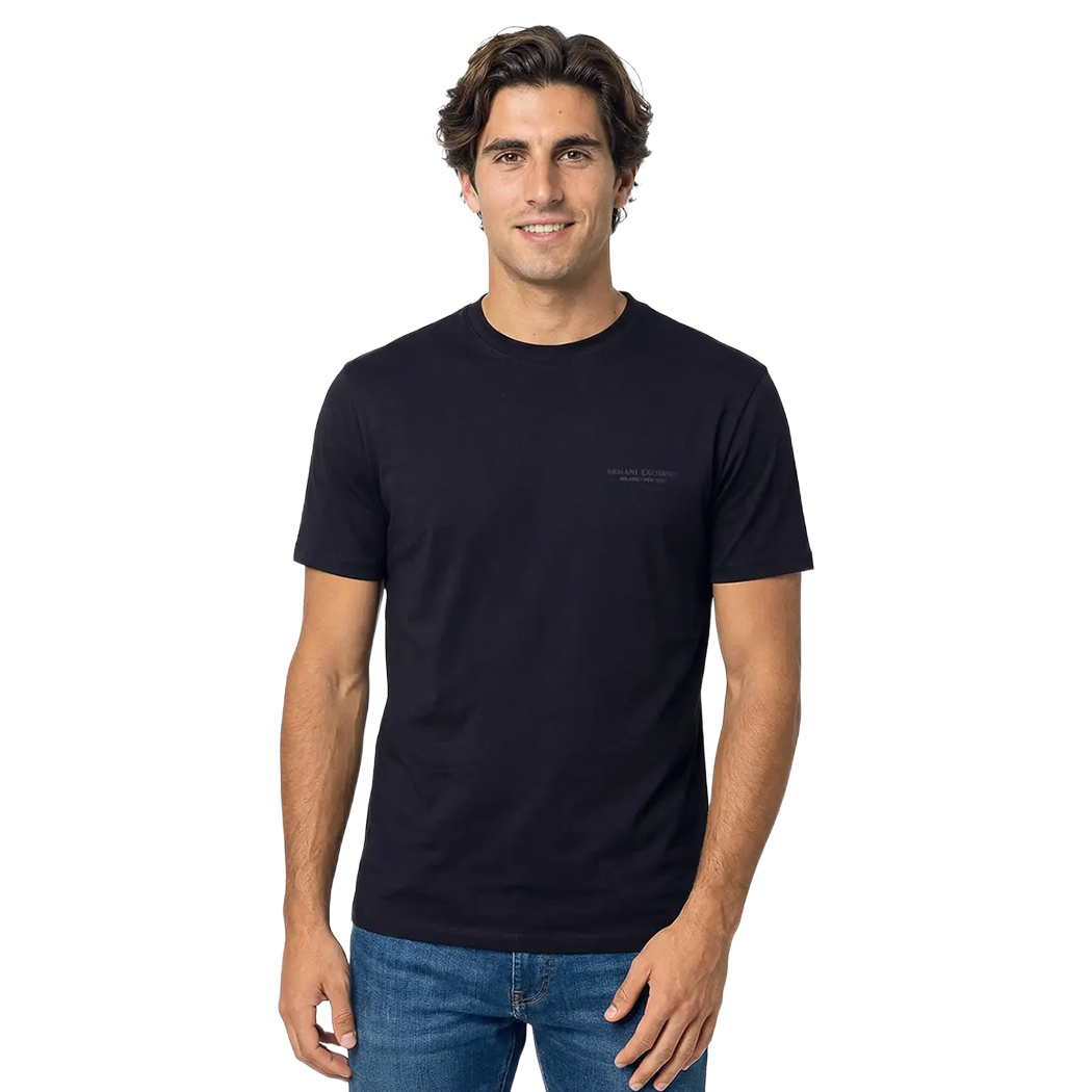 ARMANI EXCHANGE T-SHIRT UOMO REGULAR FIT JERSEY COTONE LOGO MAGLIETTA XM001281
