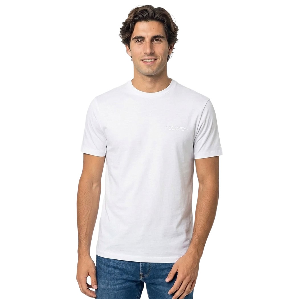 ARMANI EXCHANGE T-SHIRT UOMO REGULAR FIT JERSEY COTONE LOGO MAGLIETTA XM001281