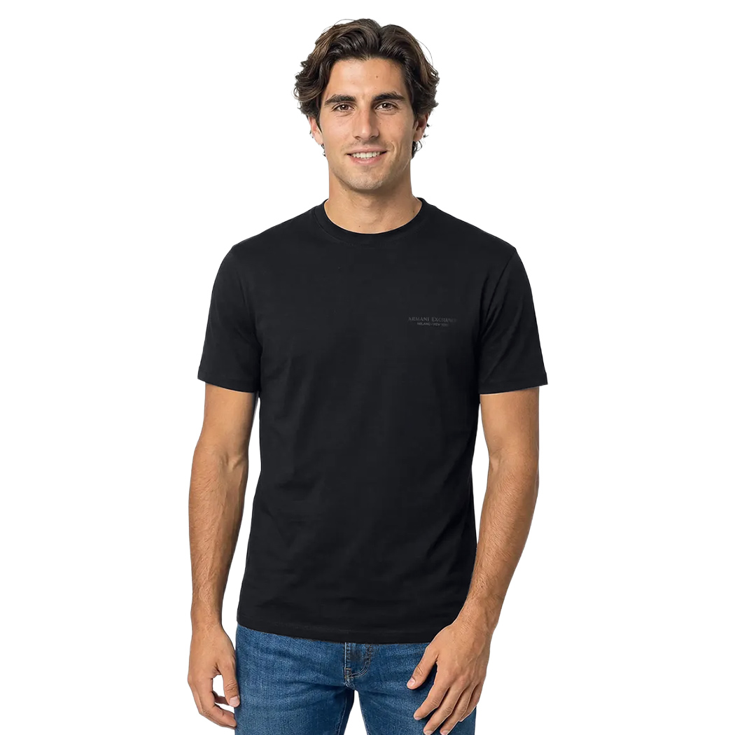 ARMANI EXCHANGE T-SHIRT UOMO REGULAR FIT JERSEY COTONE LOGO MAGLIETTA XM001281