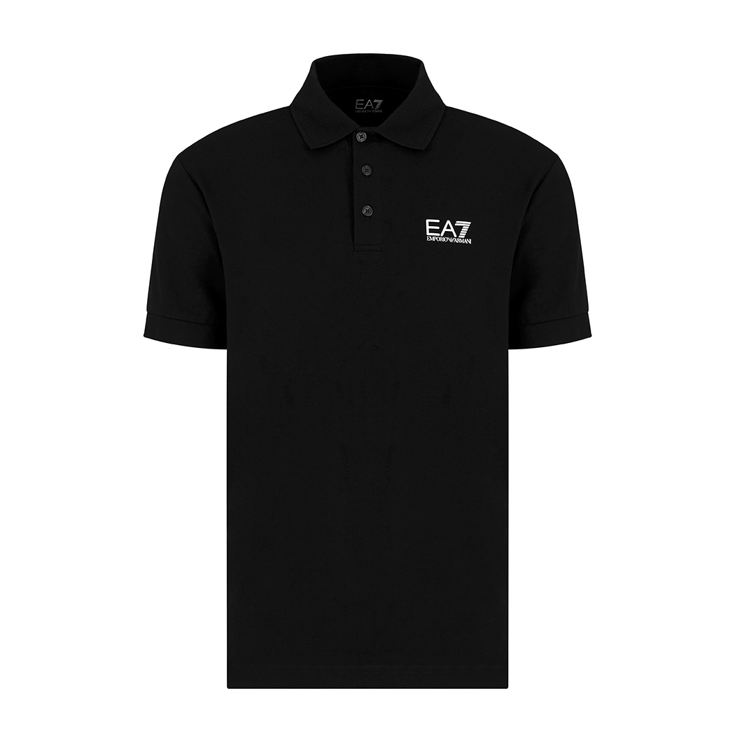 EA7 EMPORIO ARMANI POLO T-SHIRT UOMO COTONE JERSEY STRETCH MAGLIETTA 8NPF14