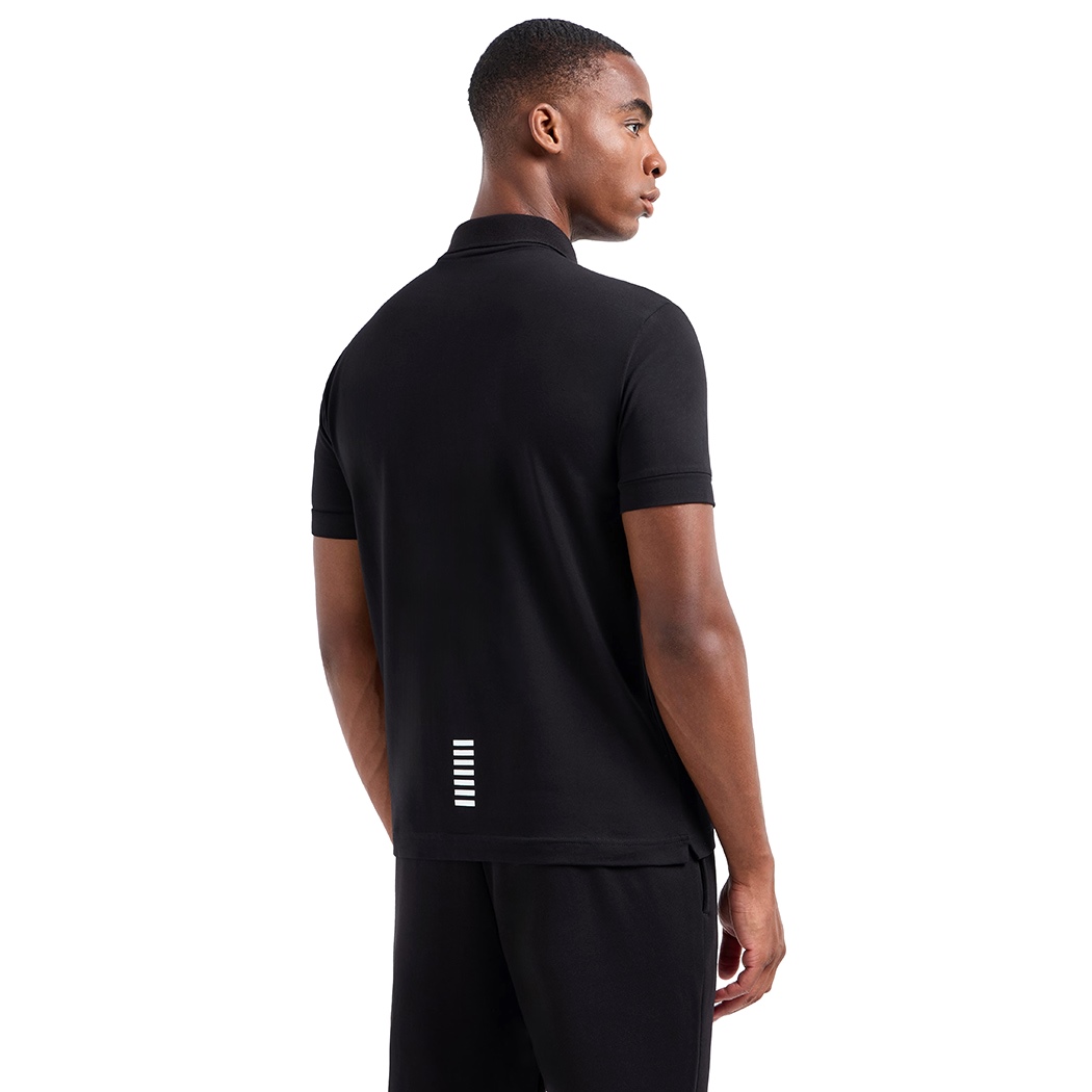 EA7 EMPORIO ARMANI POLO T-SHIRT UOMO COTONE JERSEY STRETCH MAGLIETTA 8NPF14